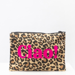 The Animal-Print Cosmetic Bag