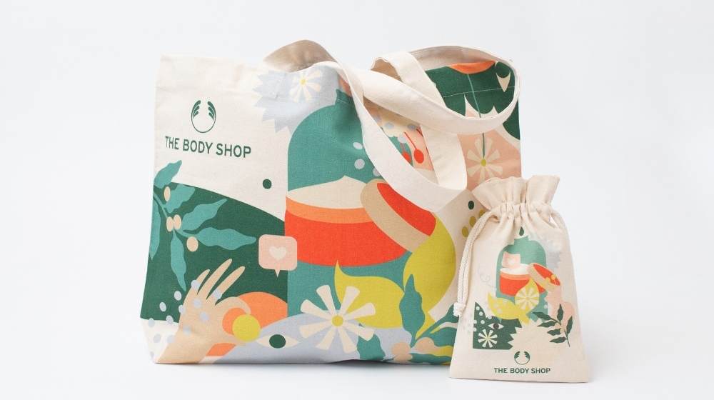 Mart's bags x The Body Shop 