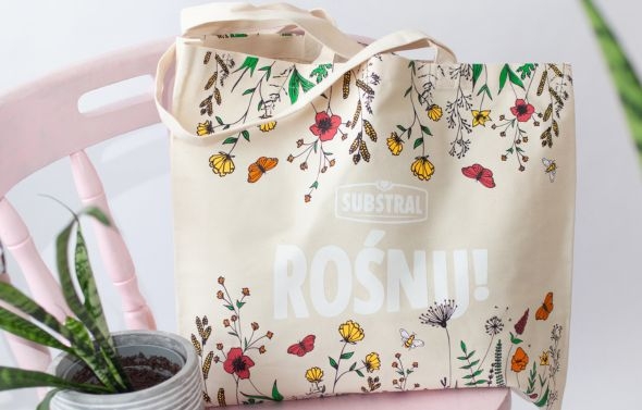 Cotton bag for gardening enthusiasts - Substral brand
