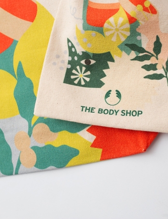 cotton bag the bodyshop